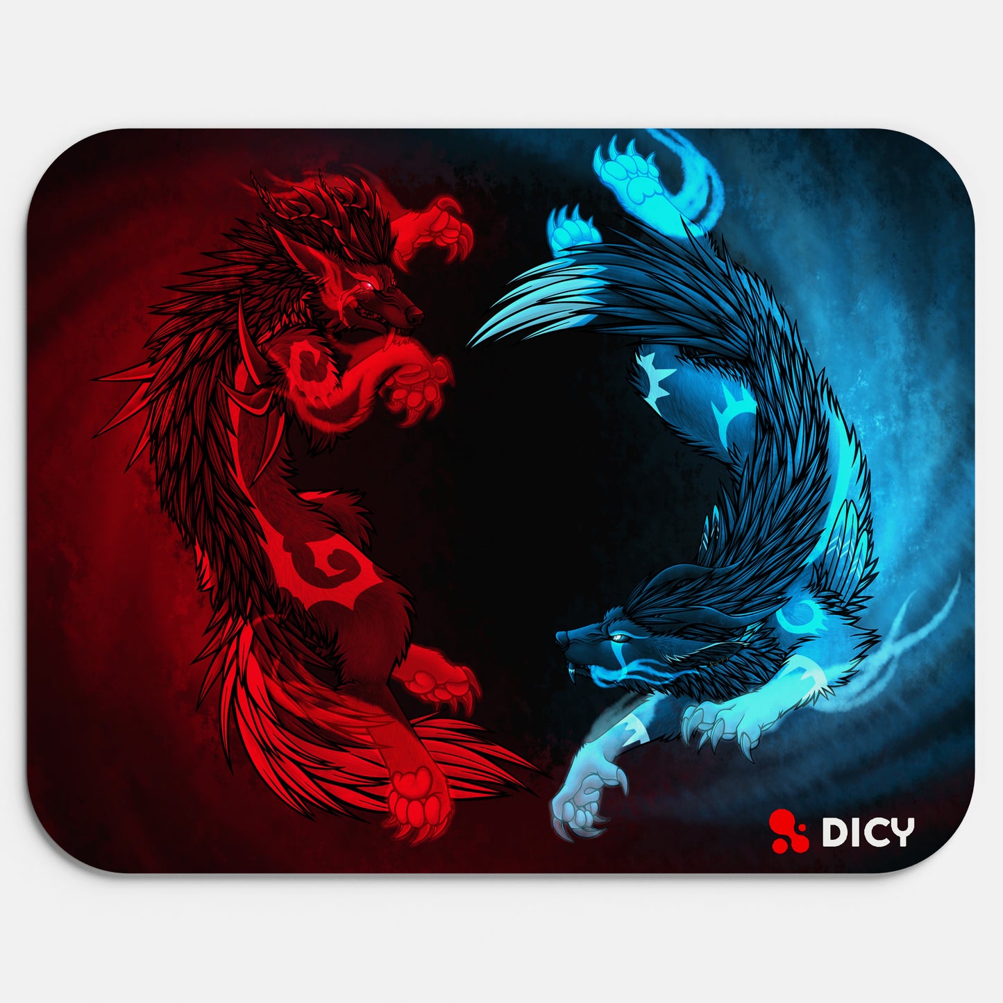 Gaming Mouse Pad for Office Laptop/Computer | Yin & yang Designed