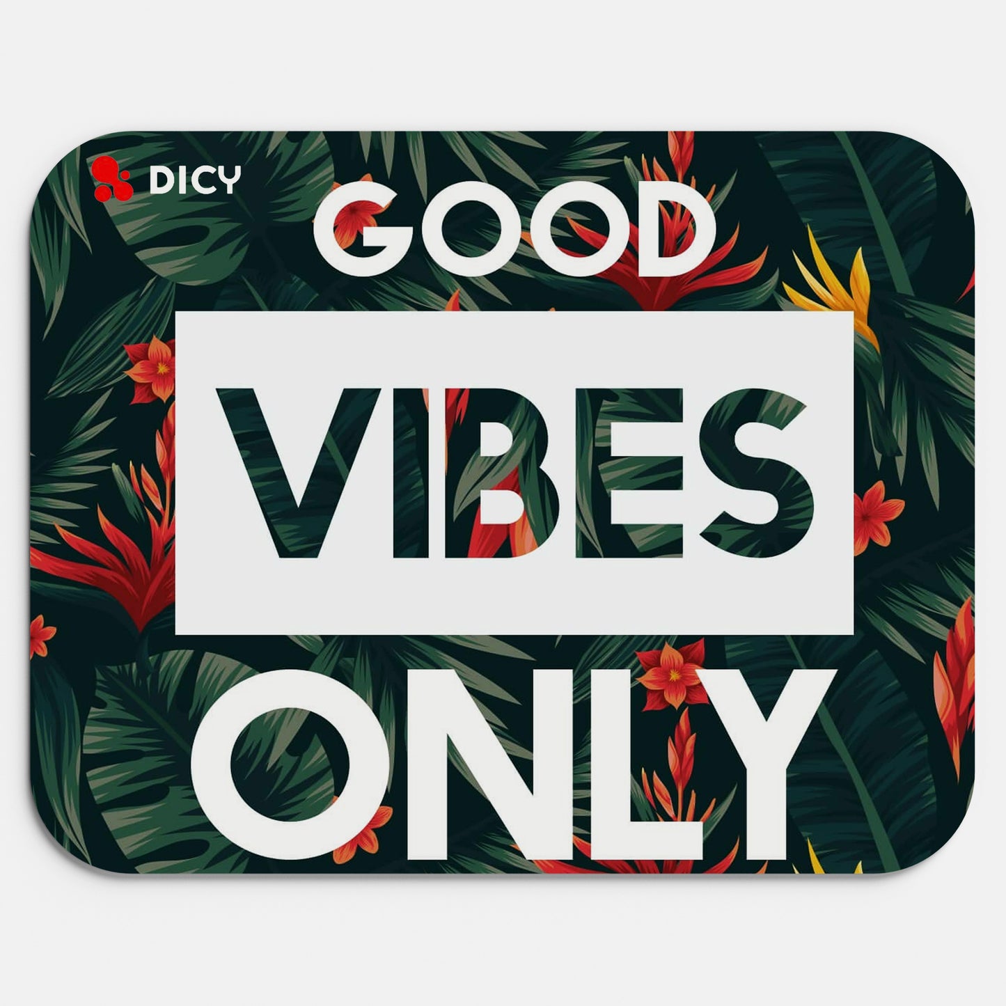 Mouse pad for Office Laptop/PC | Good Vibes Only