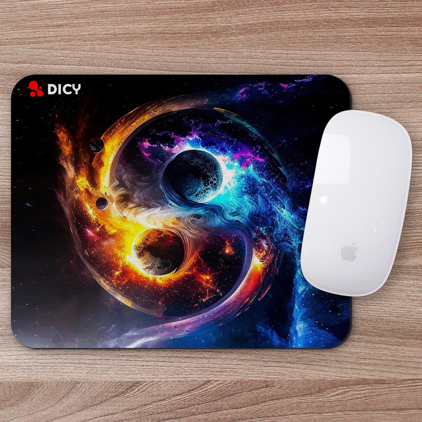 Gaming Mouse Pad for Office Laptop/Computer | Yin & yang Designed
